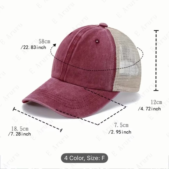 Colorful Floral Trucker Hat - Picture 3 of 4